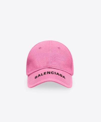 Balenciaga Women's Logo Cap in pink