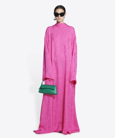 Balenciaga XX Small Flap Bag Crocodile Embossed in Green