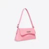 Balenciaga XX Small Flap Bag Crocodile Embossed in Pink