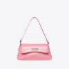 Balenciaga XX Small Flap Bag Crocodile Embossed in Pink