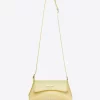 Balenciaga XX Small Flap Bag in Light Yellow Box Calfskin
