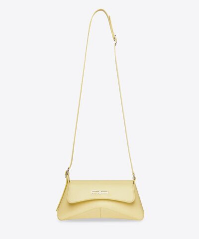 Balenciaga XX Small Flap Bag in Light Yellow Box Calfskin