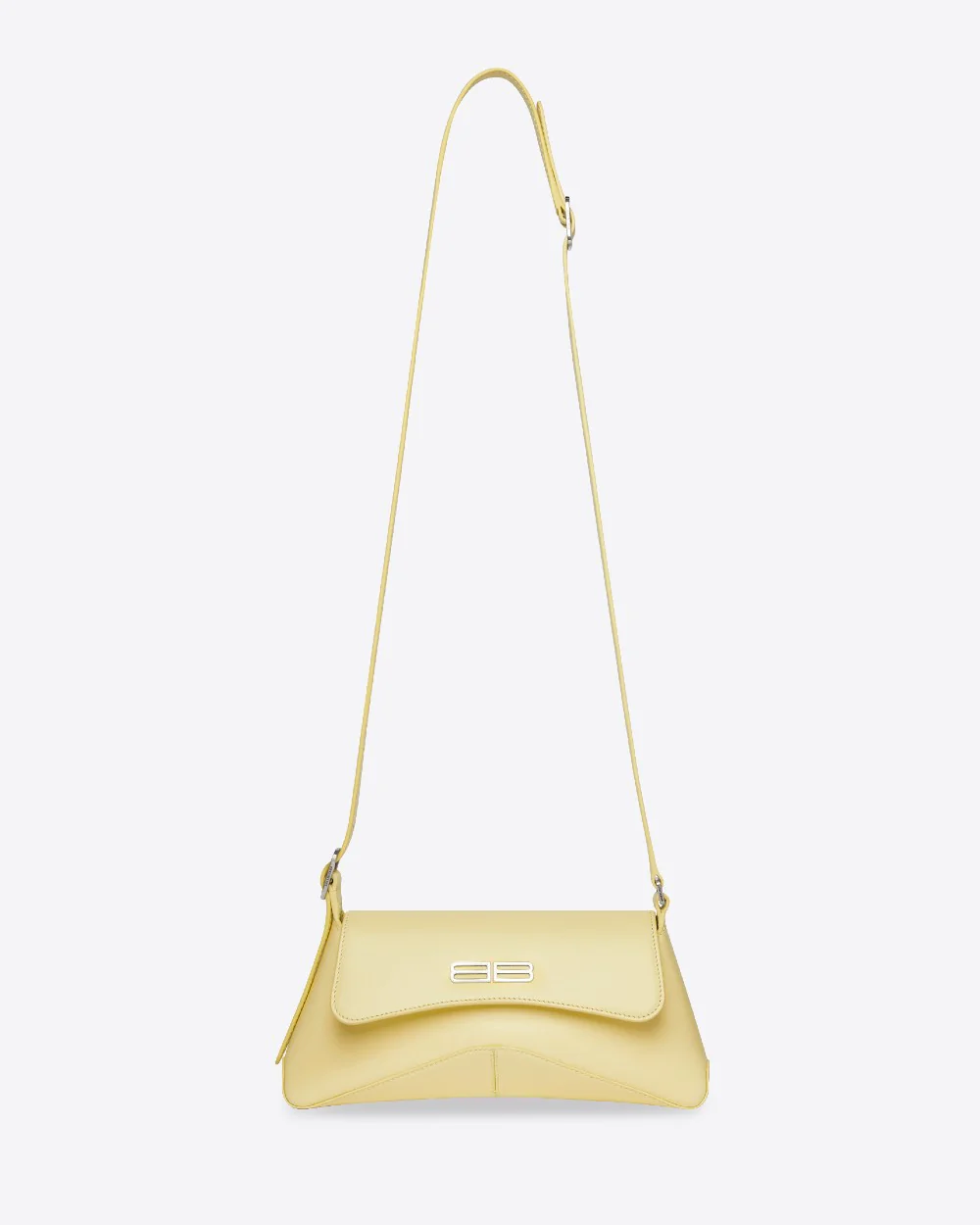 Balenciaga XX Small Flap Bag in Light Yellow Box Calfskin
