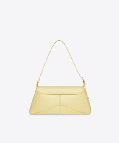Balenciaga XX Small Flap Bag in Light Yellow Box Calfskin