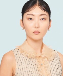 Miu Miu Crystal And Pearl Earrings
