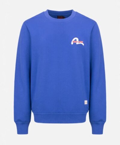 Evisu Daruma Moto Club Motif Print Sweatshirt