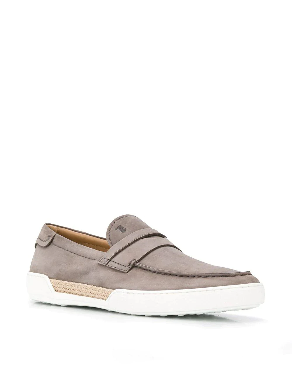 Tod's Contrasting Sole Penny Loafers
