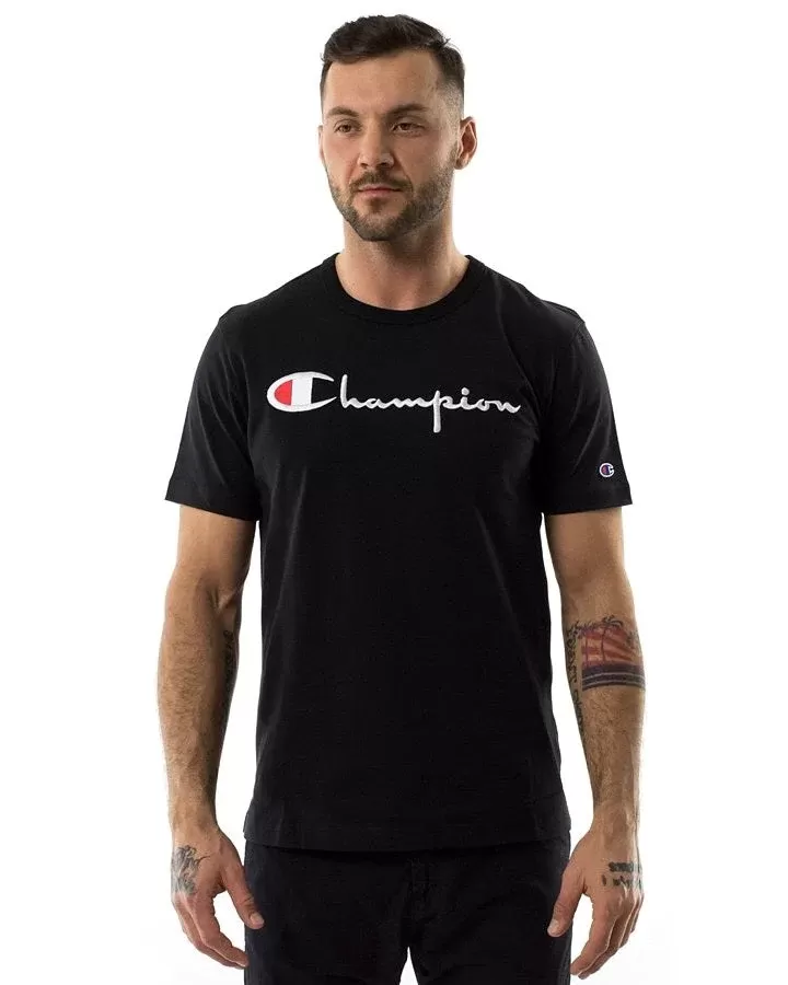 Champion Revers Weave Embroidered Script Logo Tee