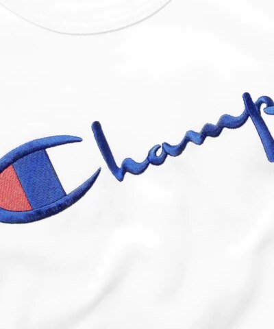 Champion Revers Weave Embroidered Script Logo Tee