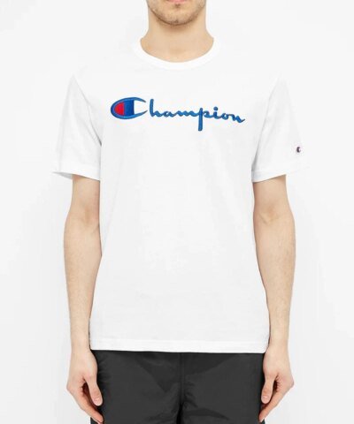 Champion Revers Weave Embroidered Script Logo Tee