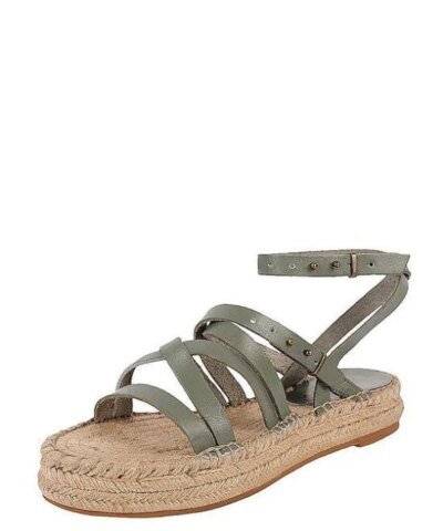 SPLENDID Open Toe Flat Platform Espadrille Sandals - Erin