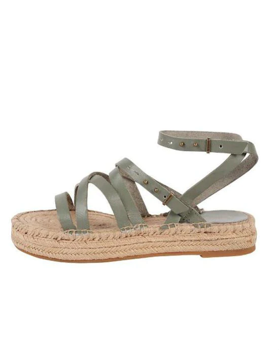 SPLENDID Open Toe Flat Platform Espadrille Sandals - Erin-SPLENDID-Fashionbarn shop