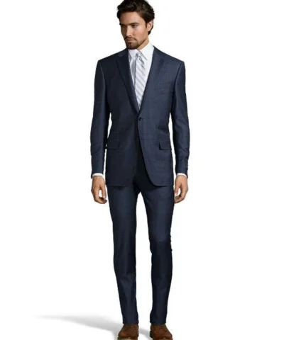 Ermenegildo Zegna Glen Plaid Wool Two-Piece Suit