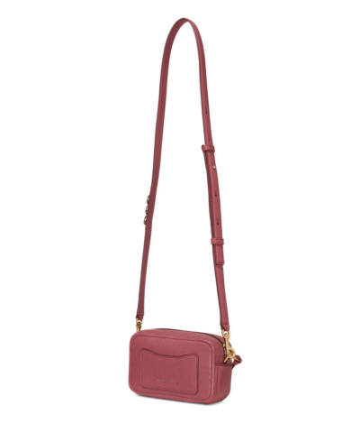 Marc Jacobs The Softshot 17 Leather Bag In Dusty Pink