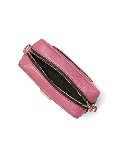 Marc Jacobs The Softshot 17 Leather Bag In Dusty Pink