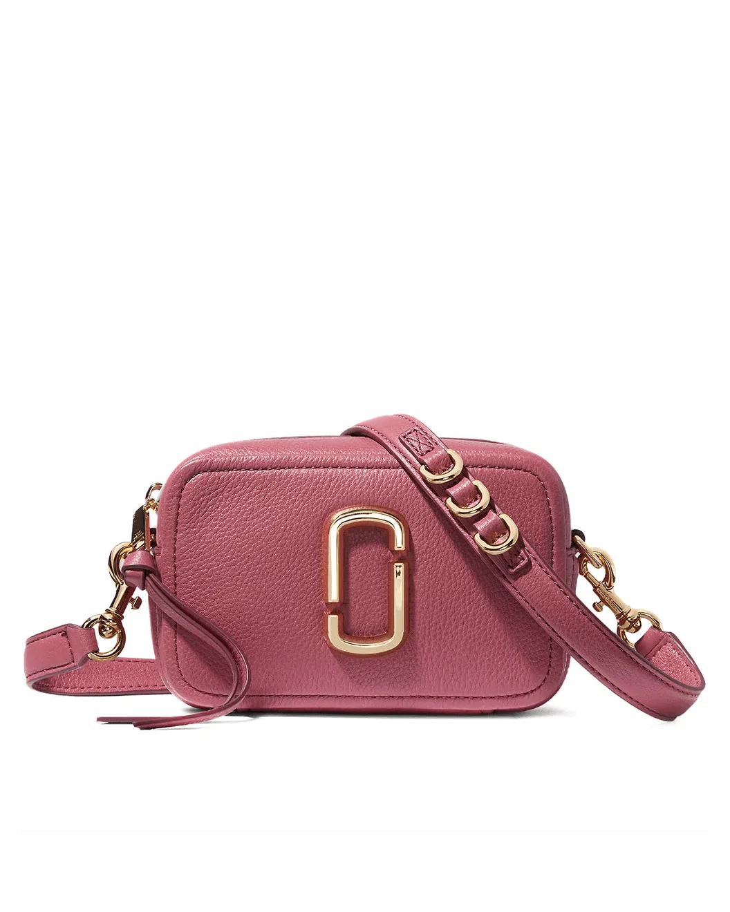 Marc Jacobs The Softshot 17 Leather Bag In Dusty Pink