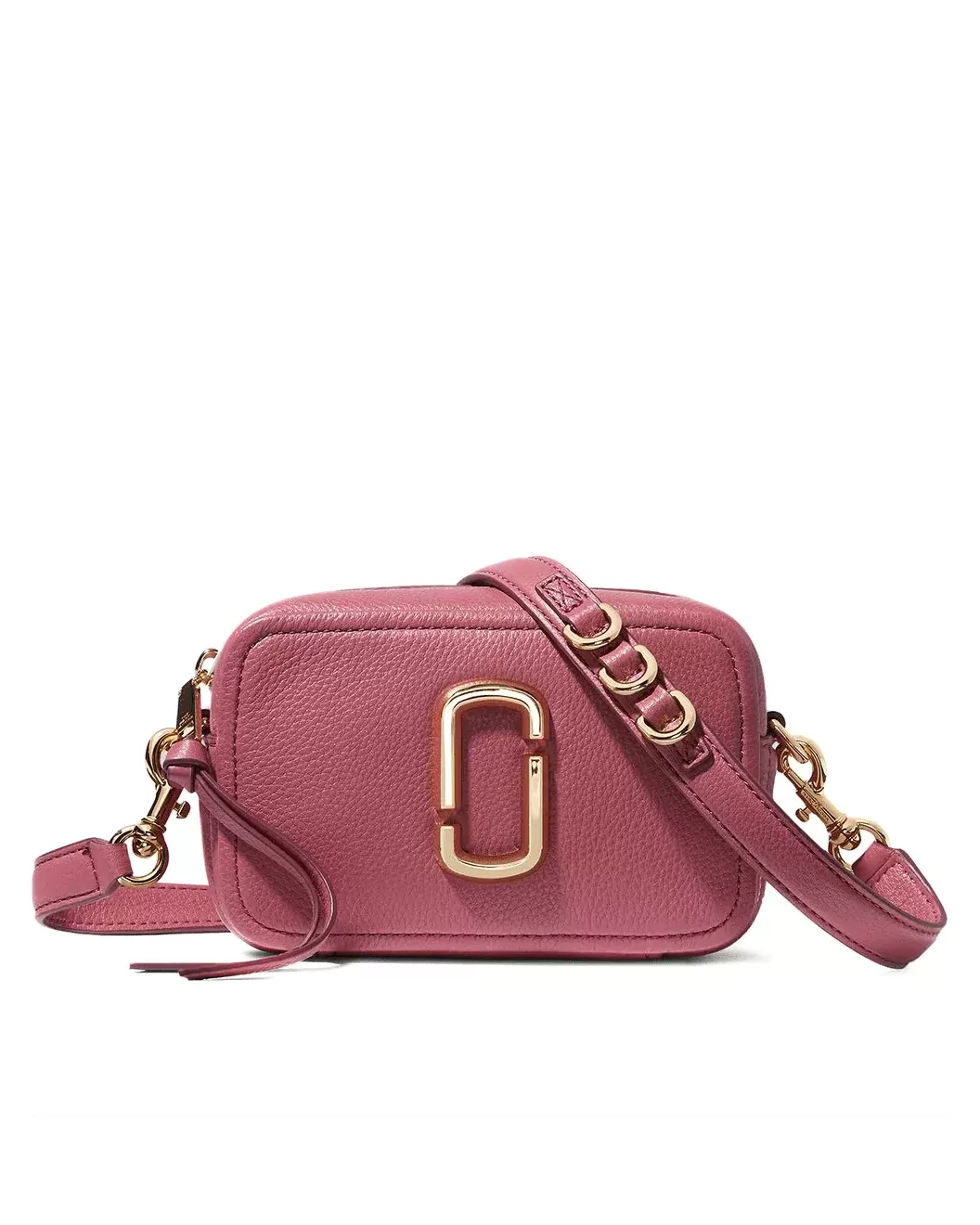 Marc Jacobs The Softshot 17 Leather Bag In Dusty Pink