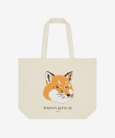 Maison Kitsuné Fox Head Tote Bag