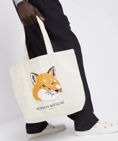 Maison Kitsuné Fox Head Tote Bag