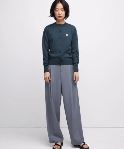 Maison Kitsuné Merinos Cardigan Fox Head Patch