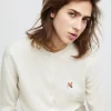 Maison Kitsuné Merinos Cardigan Fox Head Patch