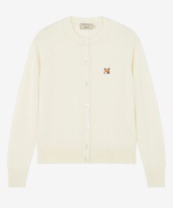 Maison Kitsuné Merinos Cardigan Fox Head Patch