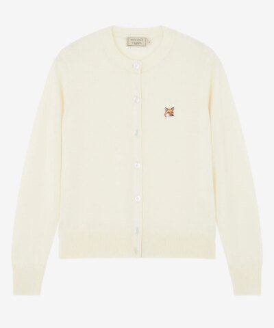 Maison Kitsuné Merinos Cardigan Fox Head Patch