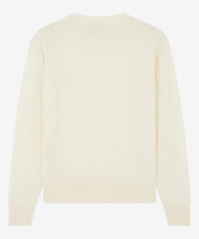 Maison Kitsuné Merinos R-Neck Pullover Fox Head Patch