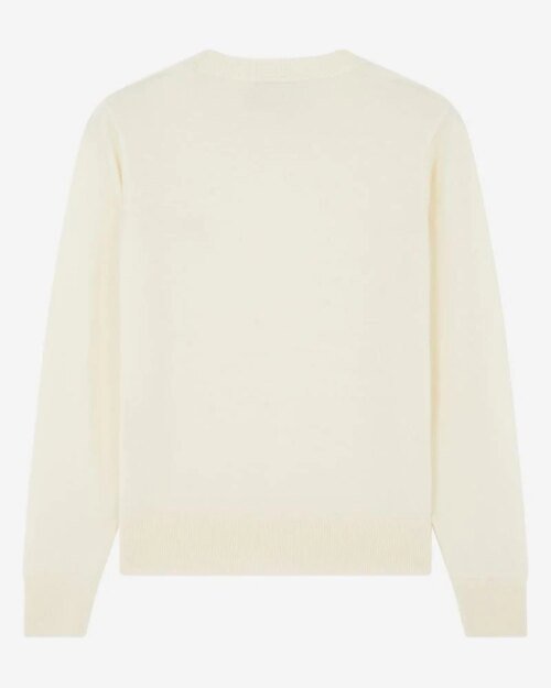 Maison Kitsuné Merinos R-Neck Pullover Fox Head Patch