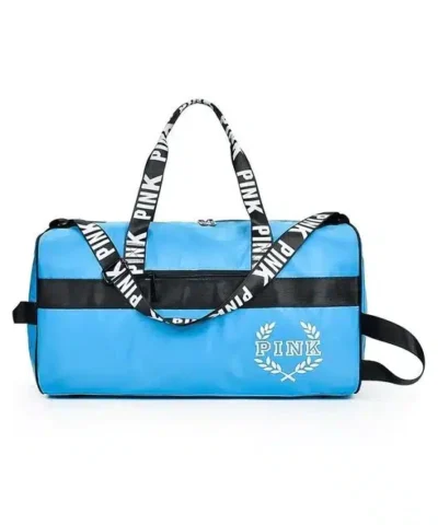 Pink Oxford Sport Duffel Bag
