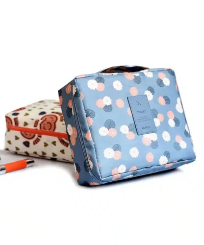 Flowers Print Waterproof Traveling Party Toiletries Bag