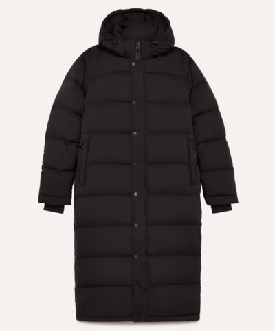 Aritzia Tna The Super Puff™ Long puffer Jacket In Black