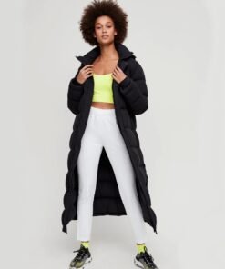 Aritzia Tna The Super Puff™ Long puffer Jacket In Black