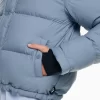 Aritzia The Super Puff™ Blue Shorty Cropped Goose-Down Puffer Jacket