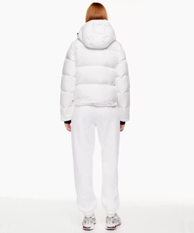 Aritzia The Super Puff™ White Shorty Cropped Goose-Down Puffer Jacket