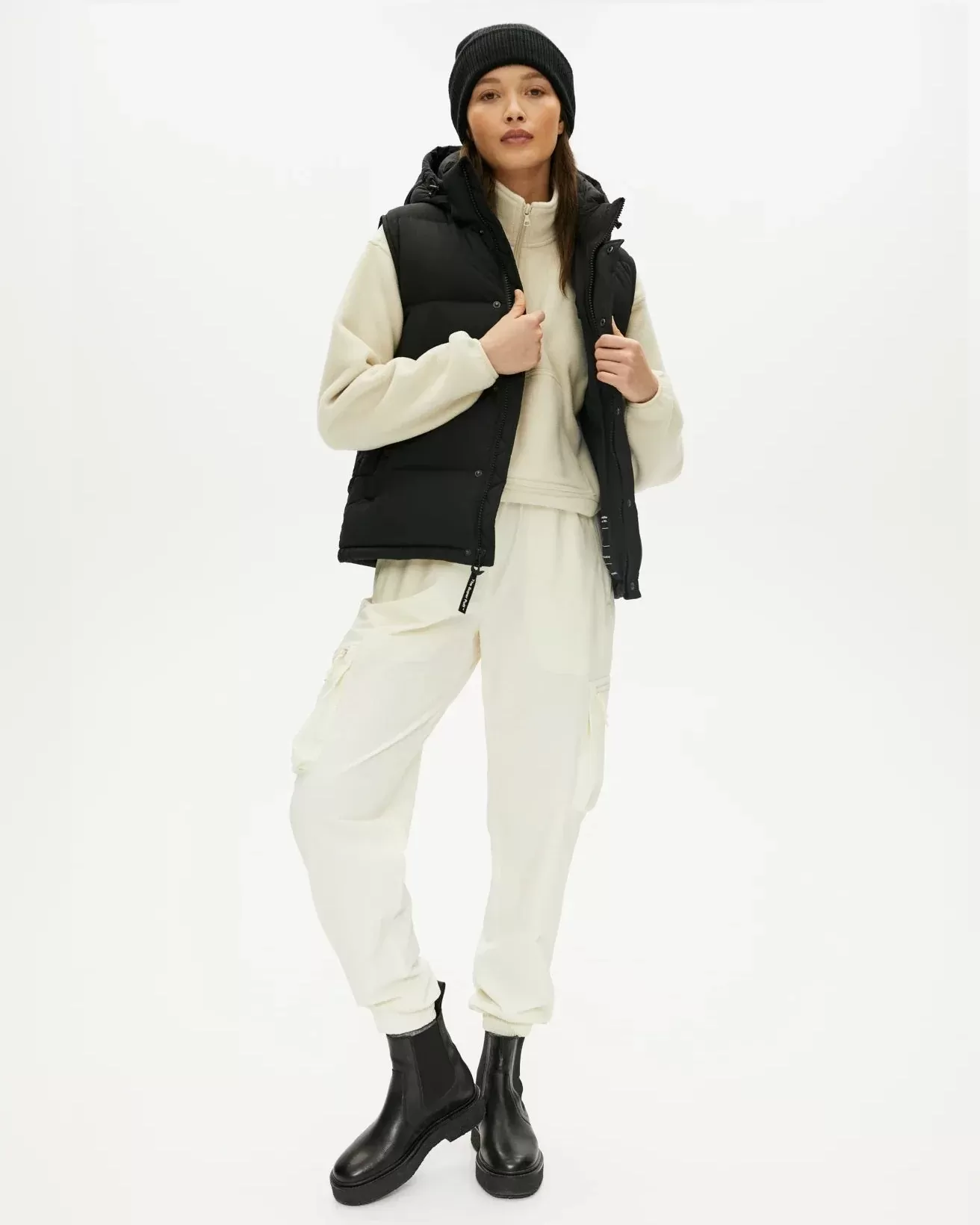 Aritzia Tna The Super Puff™ Black Vest Goose-Down Puffer Vest