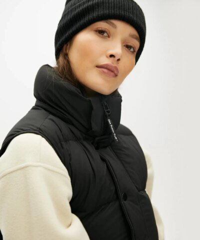 Aritzia Tna The Super Puff™ Black Vest Goose-Down Puffer Vest