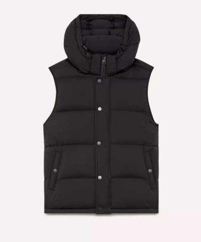 Aritzia Tna The Super Puff™ Black Vest Goose-Down Puffer Vest