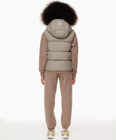 Aritzia Tna The Super Puff™ Taupe Vest Goose-Down Puffer Vest