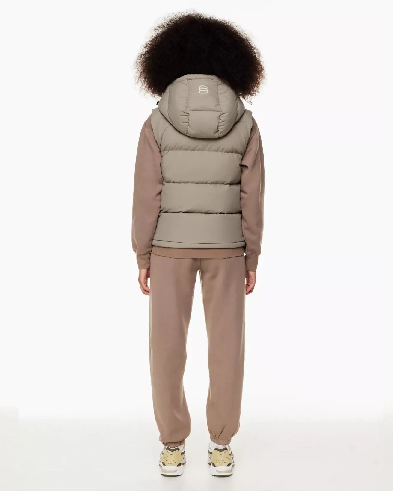 Aritzia Tna The Super Puff™ Taupe Vest Goose-Down Puffer Vest