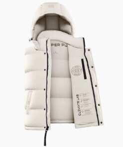 Aritzia Tna The Super Puff™ Matte Pearl Vest Goose-Down Puffer Vest