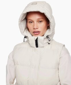 Aritzia Tna The Super Puff™ Matte Pearl Vest Goose-Down Puffer Vest