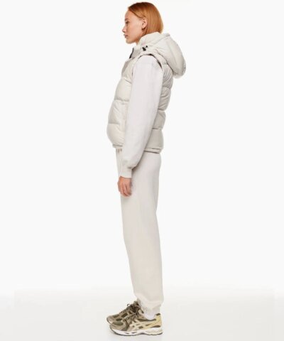 Aritzia Tna The Super Puff™ Matte Pearl Vest Goose-Down Puffer Vest