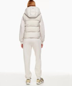 Aritzia Tna The Super Puff™ Matte Pearl Vest Goose-Down Puffer Vest
