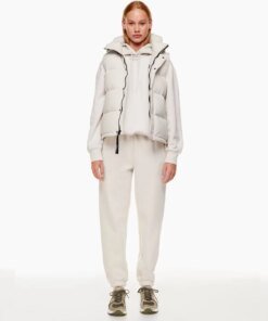 Aritzia Tna The Super Puff™ Matte Pearl Vest Goose-Down Puffer Vest