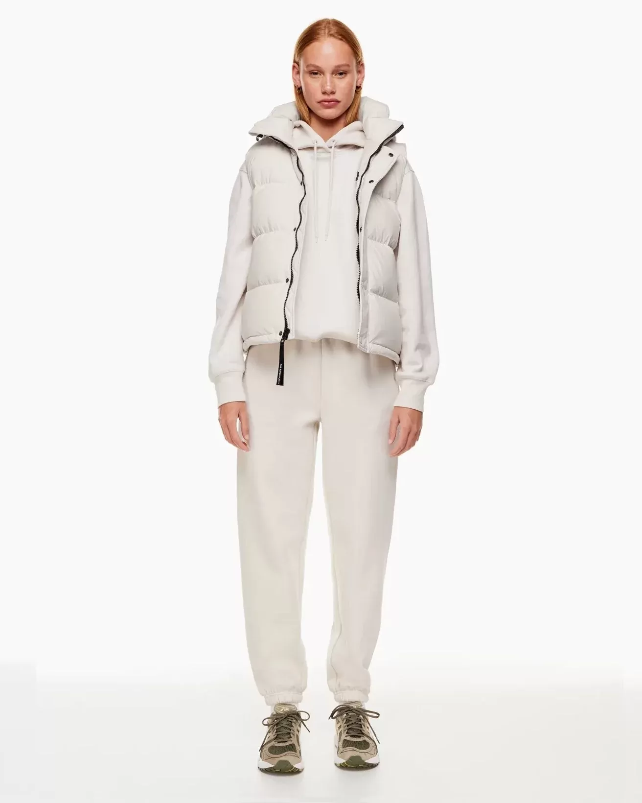 Aritzia Tna The Super Puff™ Matte Pearl Vest Goose-Down Puffer Vest