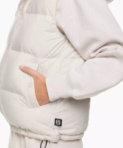 Aritzia Tna The Super Puff™ Matte Pearl Vest Goose-Down Puffer Vest