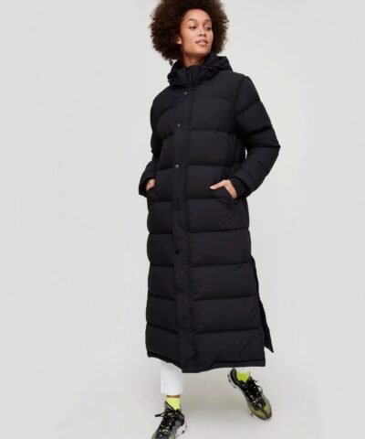 Aritzia Tna The Super Puff™ Long puffer Jacket In Black
