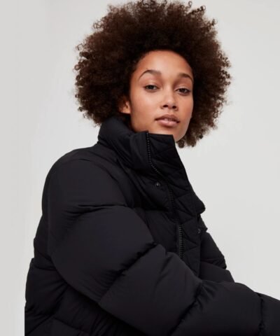 Aritzia Tna The Super Puff™ Long puffer Jacket In Black