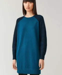 COS Raglan-Sleeved Wool-Alpaca Dress